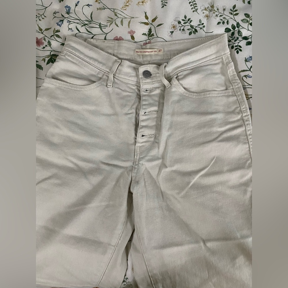 Levi’s mile high cropped wide leg size 27 women’s/juniors